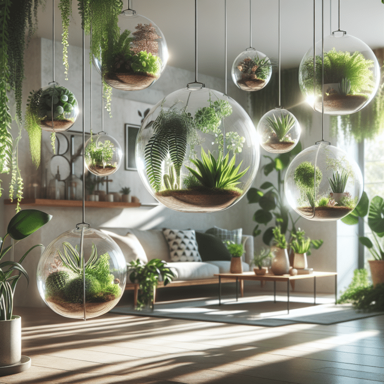 DIY Project: Glass Globe Terrariums for Indoor Plants
