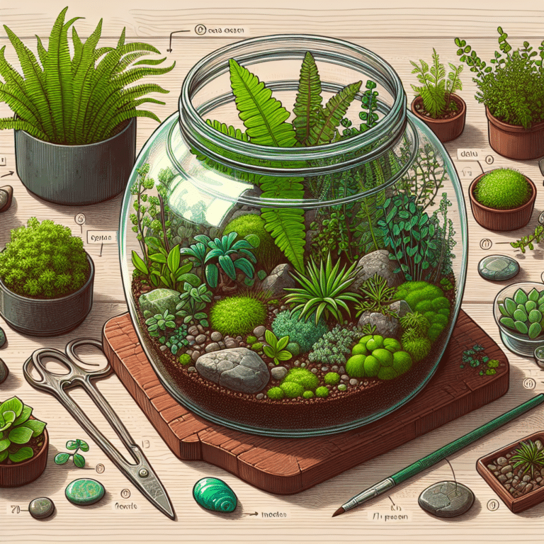 DIY Closed Terrarium: A Tiny Ecosystem Inside a Jar