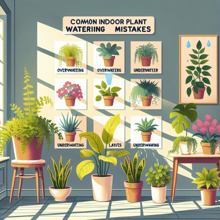 Indoor Plant Watering Mistakes