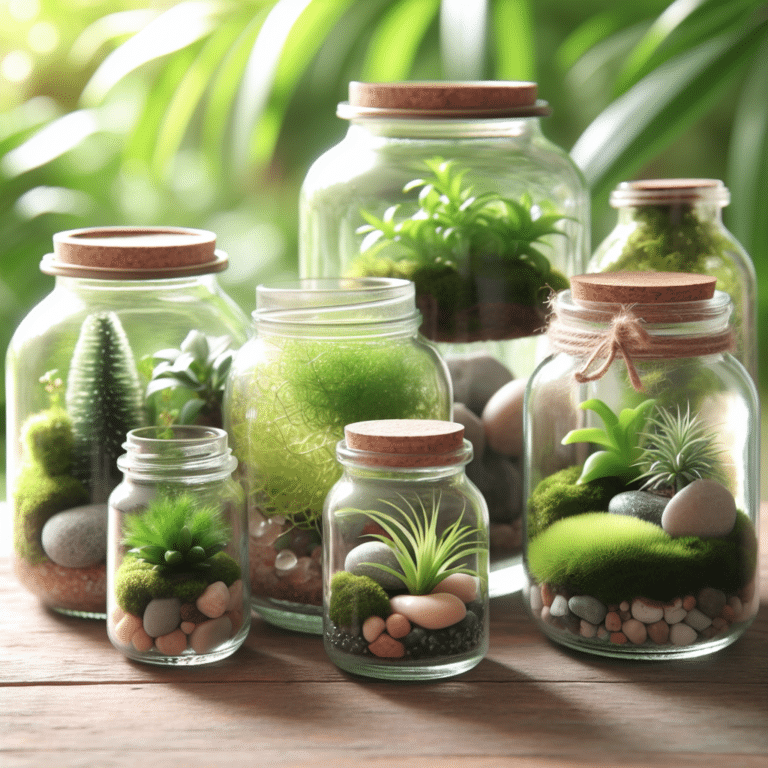 Upcycle Old Jars Into Cute Terrariums: DIY Project
