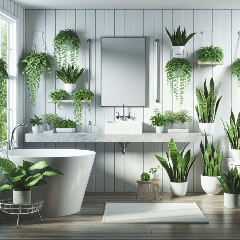 Incorporating Air-Purifying Plants in Your Bathroom for a Fresh Twist