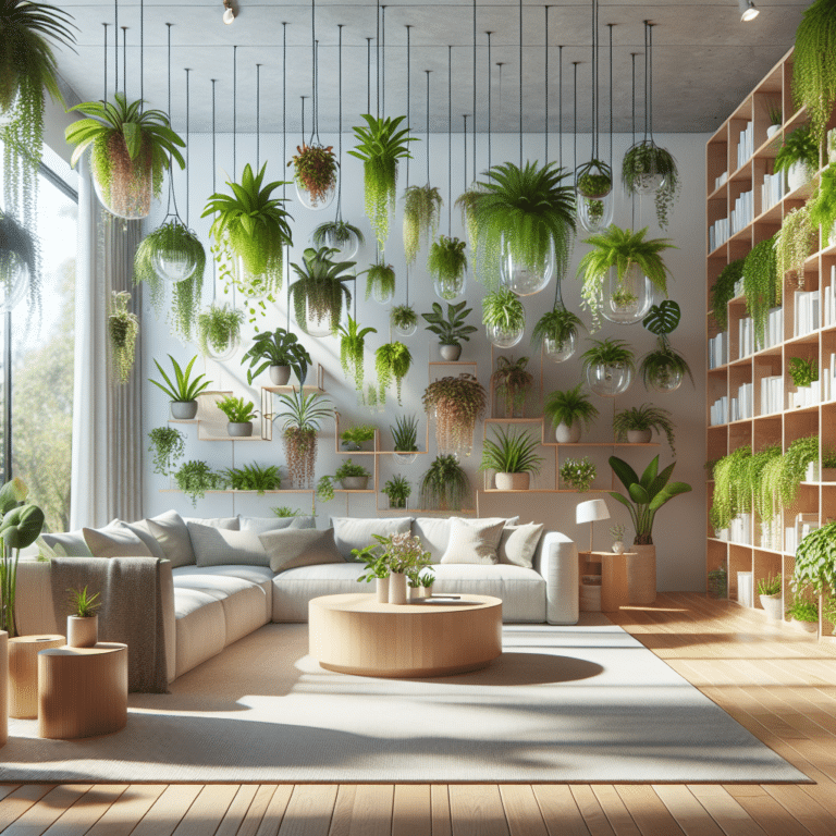 Revolutionize Your Space with Hanging Indoor Plant Placements