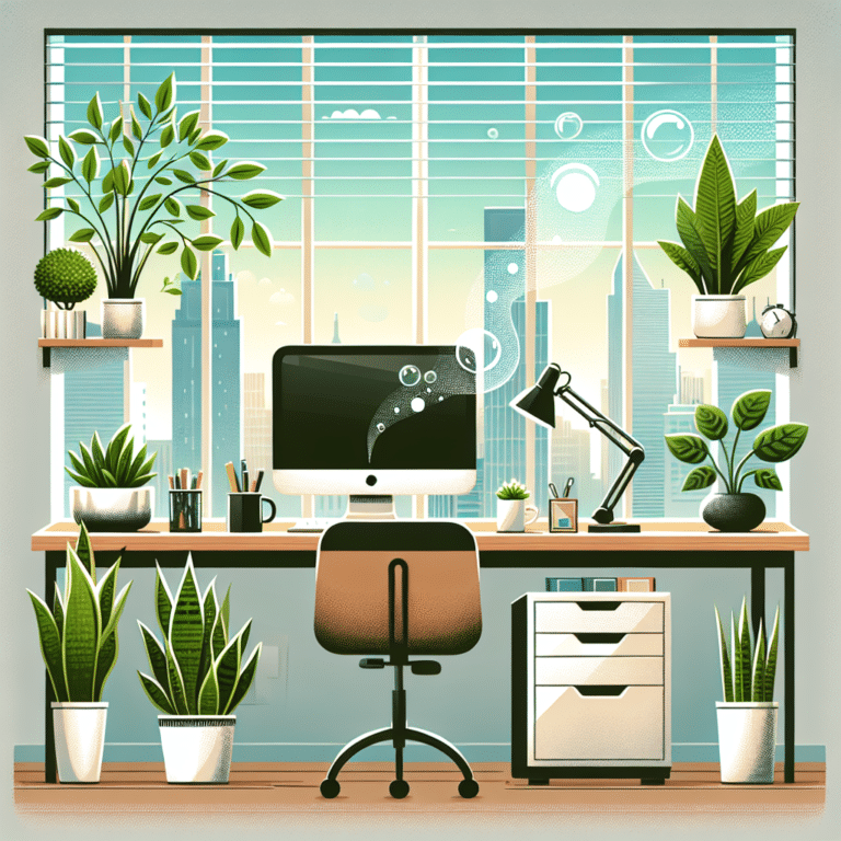 Making Office Desks Better: Air-Purifying Plants