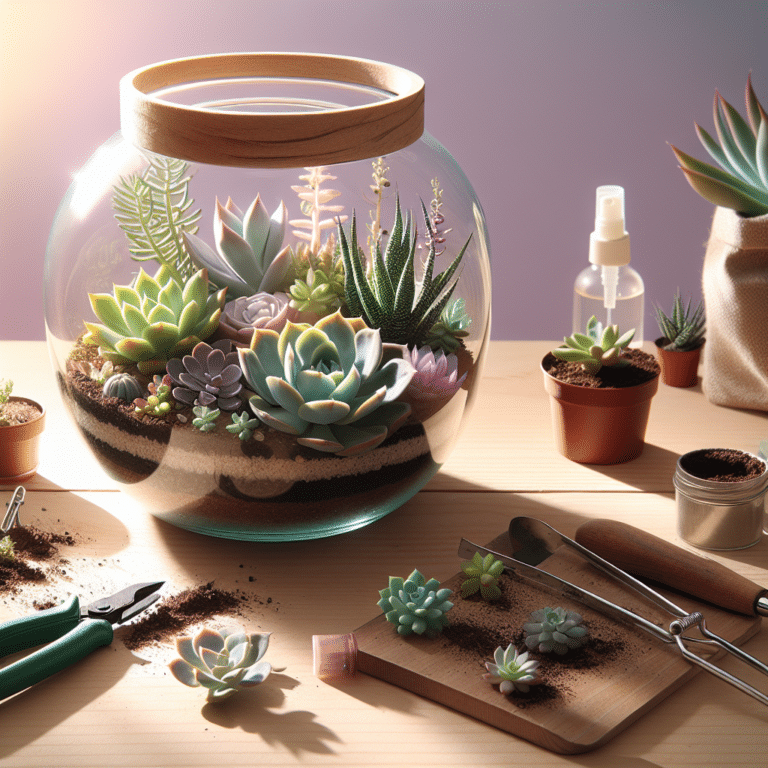 Succulents 101: DIY Mini Succulent Terrariums