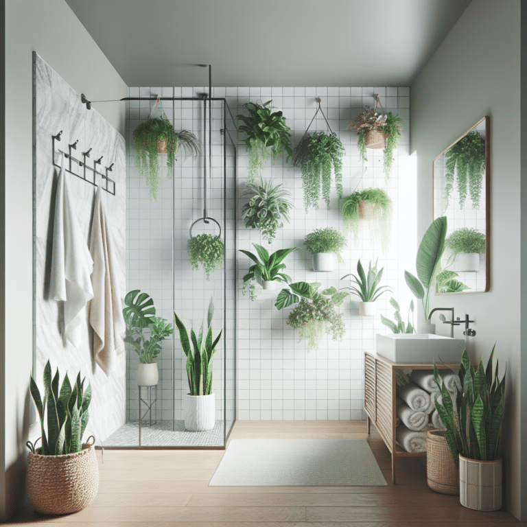 Incorporating Air-Purifying Plants in Your Bathroom for a Fresh Twist