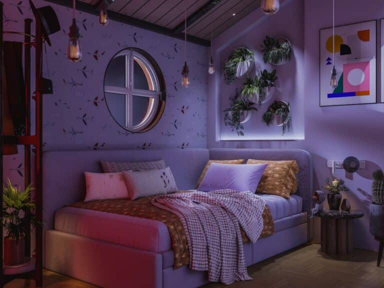 bedroom design plants