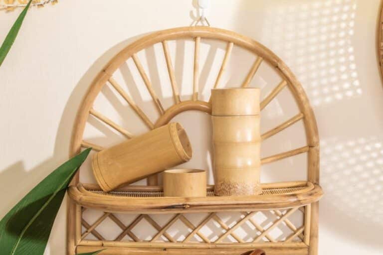 bamboo plant stand shelf