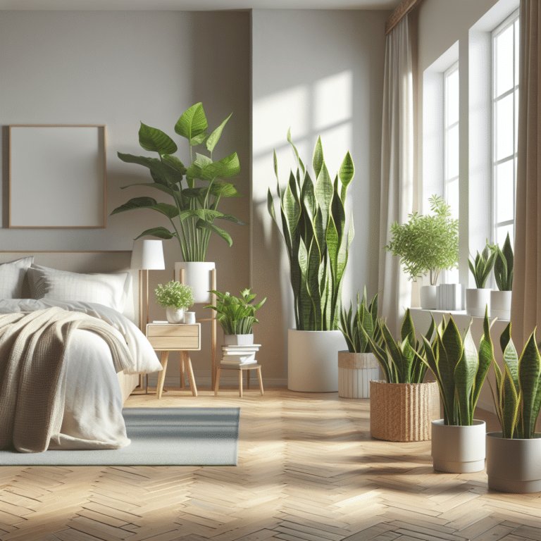 Bedroom Air-Purifying Plant Placement