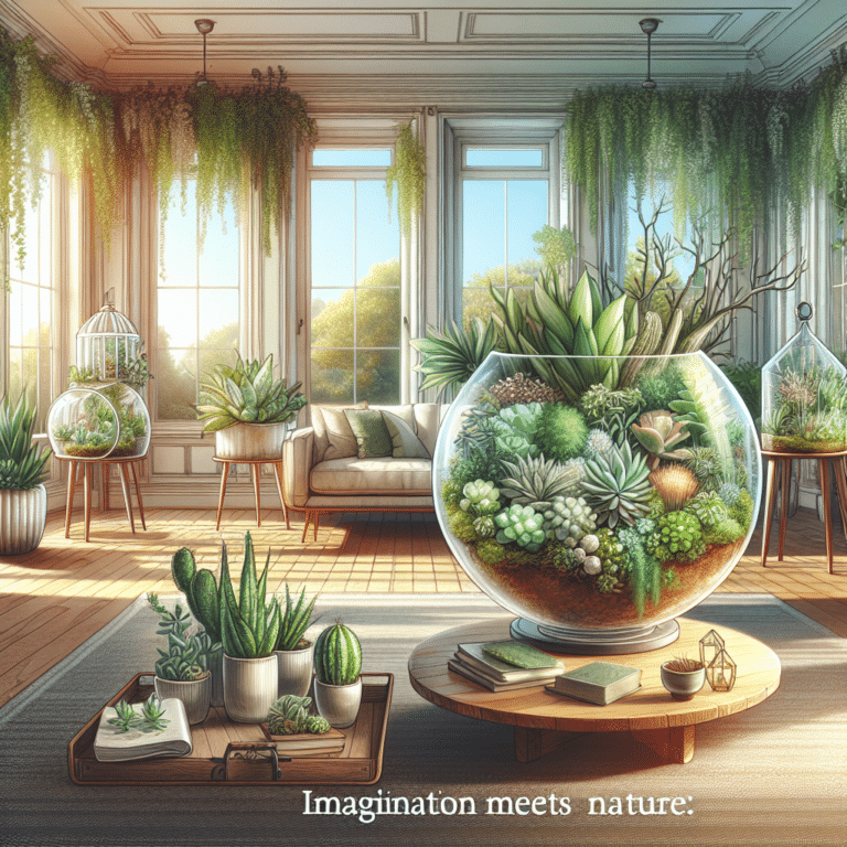 Imagination Meets Nature: DIY Plant Terrariums for Your Living Room