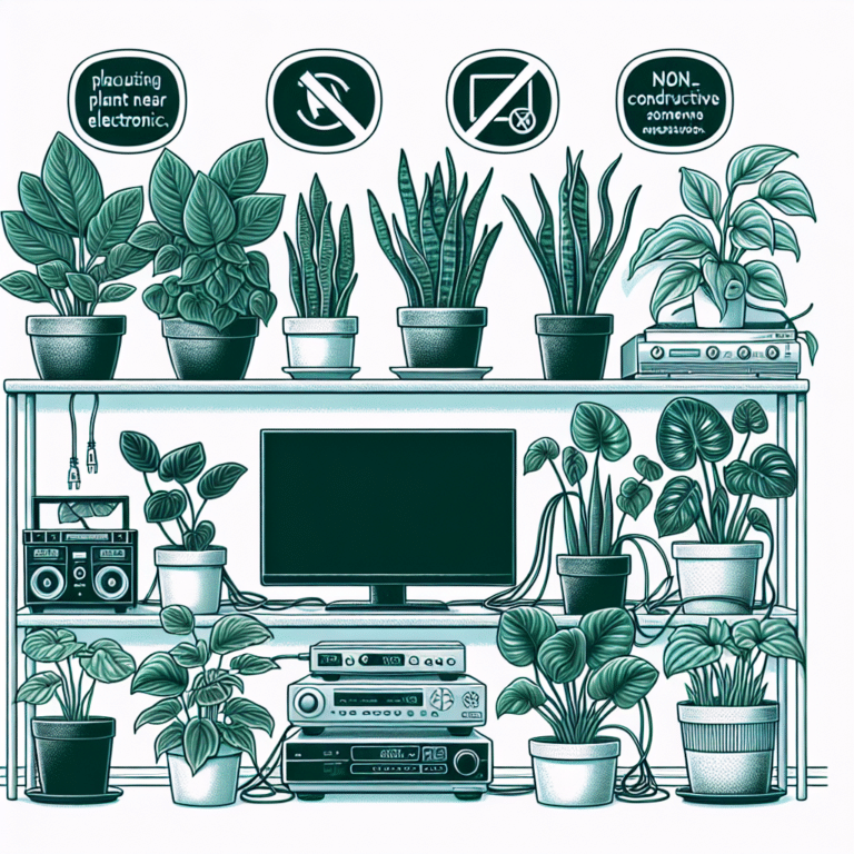 Safety Tips for Placing Indoor Plants Near Electronics