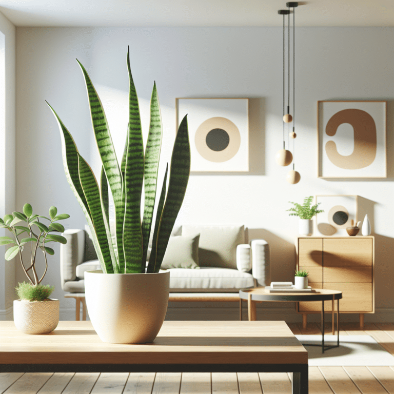Healthier Living with the Snake Plant